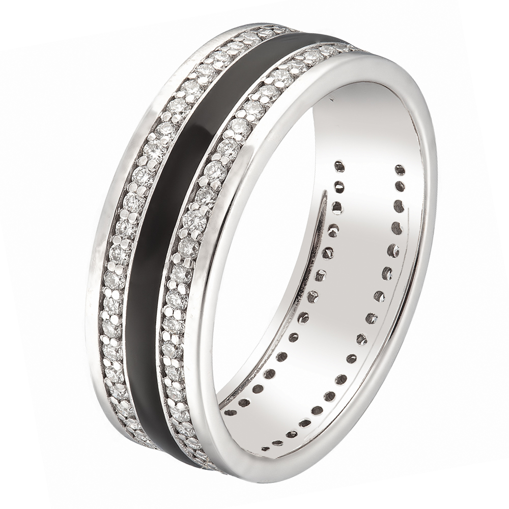 Кольцо из белого золота с бриллиантами SOVA Classic. Артикул: 110319220202 - Ювелирный Дом SOVA Jewelry House 