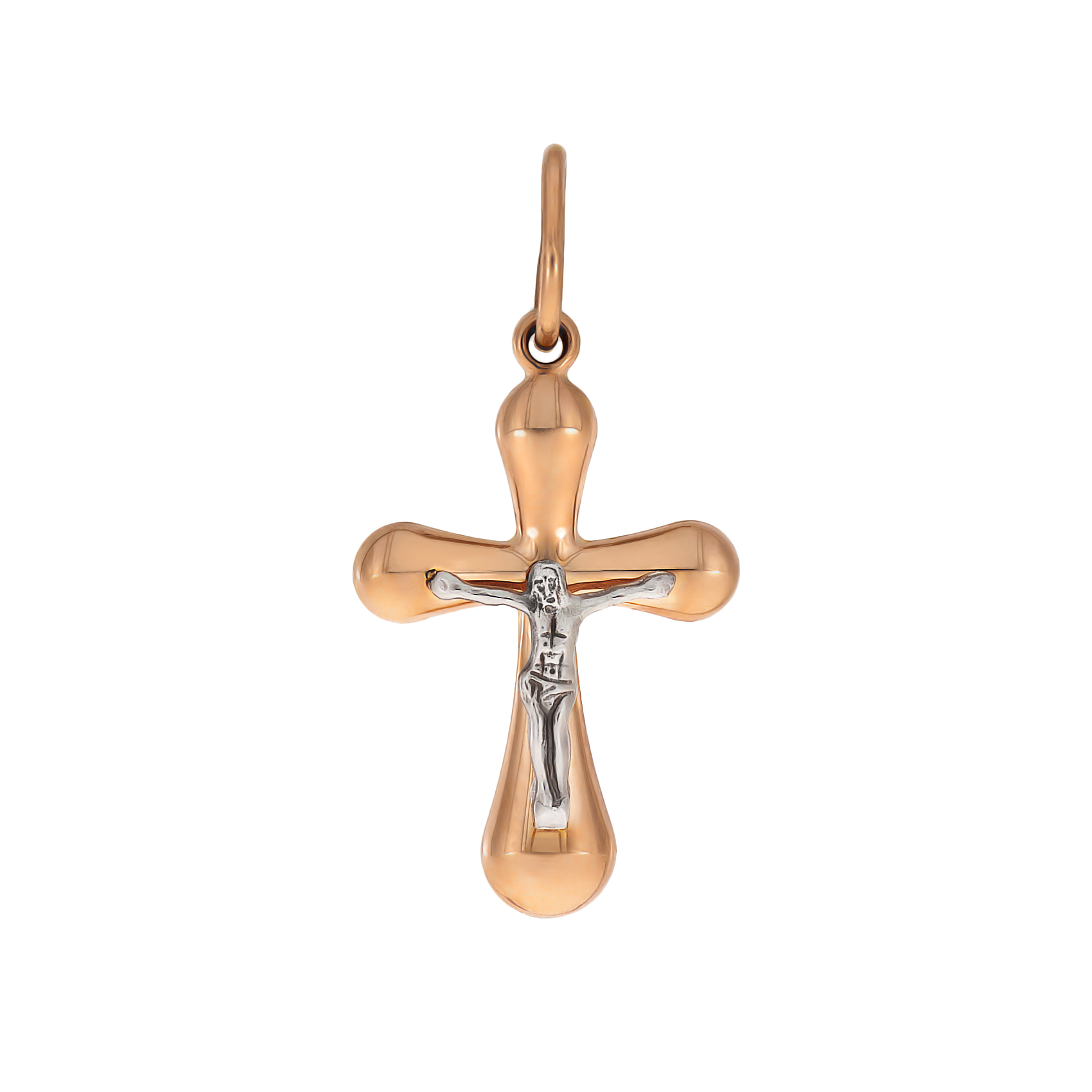 Крестик из красного золота SOVA Classic. Артикул: 300213811201 - Ювелирный Дом SOVA Jewelry House