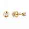 Серьги из желтого золота с бриллиантами Dress code. Артикул: 210894420301 - Ювелирный Дом SOVA Jewelry House