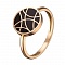 Кольцо из желтого золота и эмали Savanna. Артикул: 119149510301 - Ювелирный Дом SOVA Jewelry House 