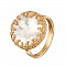 Кольцо из желтого золота с перламутром Breeze. Артикул: 119186310301 - Ювелирный Дом SOVA Jewelry House 