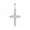 Крестик из белого золота с бриллиантами SOVA Classic. Артикул: 310354320201 - Ювелирный Дом SOVA Jewelry House