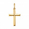 Крестик из желтого золота Всегда рядом. Артикул: 300840710301 - Ювелирный Дом SOVA Jewelry House
