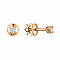 Серьги из красного золота с бриллиантами Dress code. Артикул: 210894420101 - Ювелирный Дом SOVA Jewelry House
