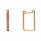 Серьги из красного золота с рубином SOVA Classic. Артикул: 210495820101 - Ювелирный Дом SOVA Jewelry House
