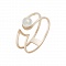 Кольцо из красного золота с жемчугом Идеал. Артикул: 119102410102 - Ювелирный Дом SOVA Jewelry House 