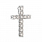Крестик из белого золота с бриллиантами Dress code. Артикул: 310870320201 - Ювелирный Дом SOVA Jewelry House
